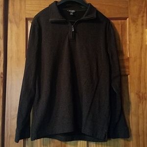 Men's zip collar sweater